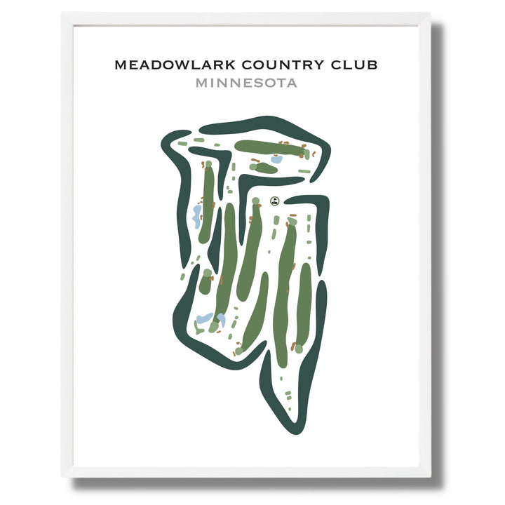 Meadowlark Country Club, Minnesota - Printed Golf Courses