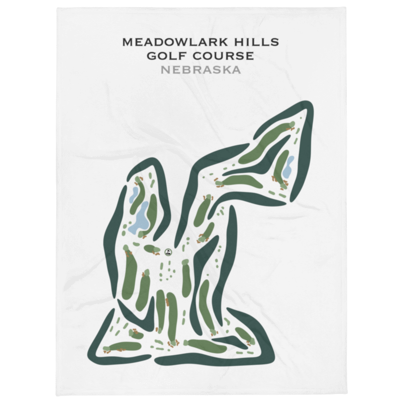 Meadowlark Hills Golf Course, Nebraska - Printed Golf Courses