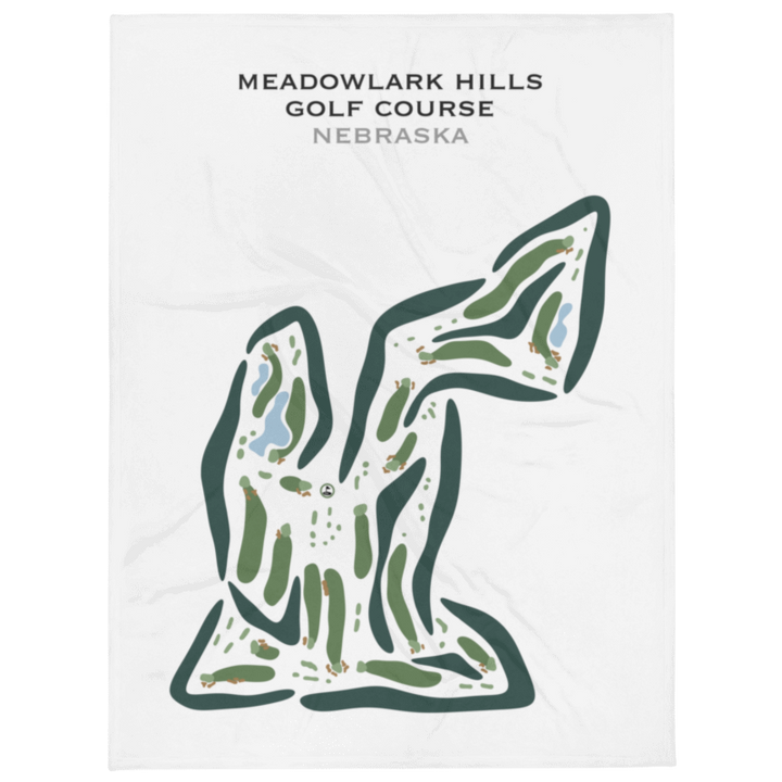 Meadowlark Hills Golf Course, Nebraska - Printed Golf Courses