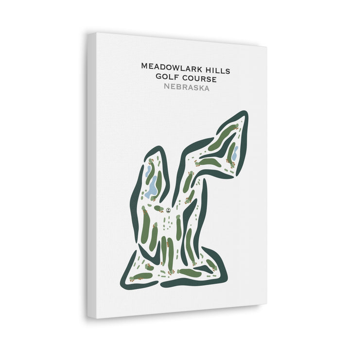 Meadowlark Hills Golf Course, Nebraska - Printed Golf Courses