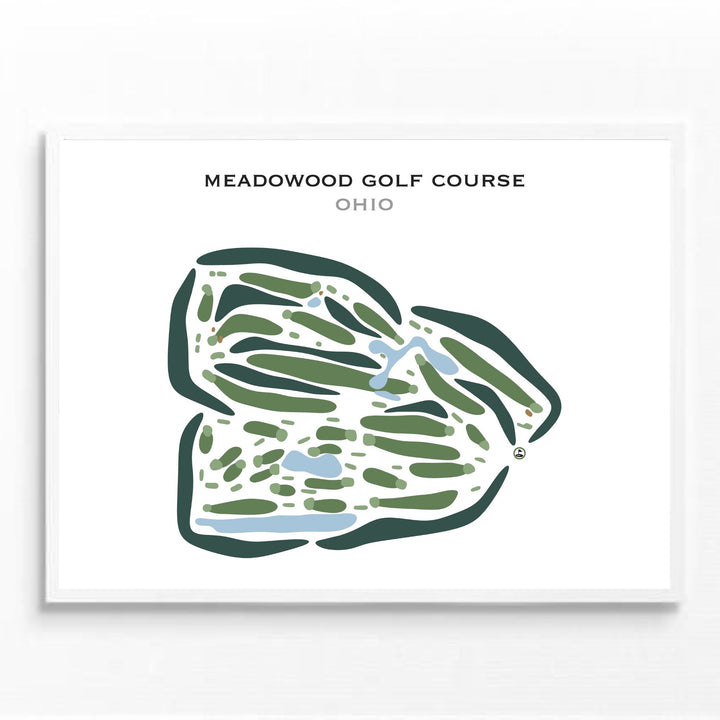 Meadowood Golf Course, Ohio - Printed Golf Courses