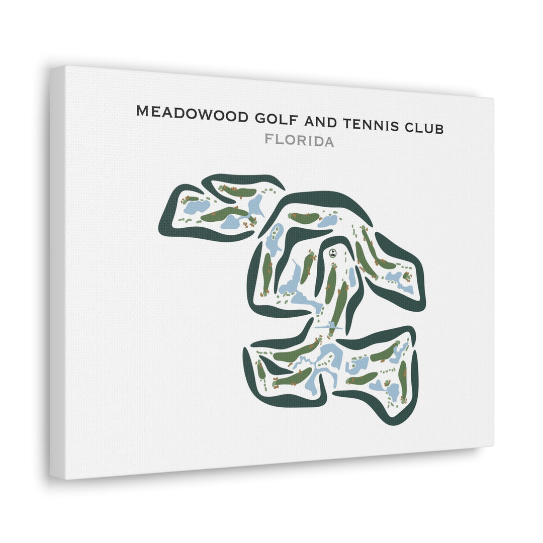 Meadowood Golf & Tennis Club, Florida - Printed Golf Courses