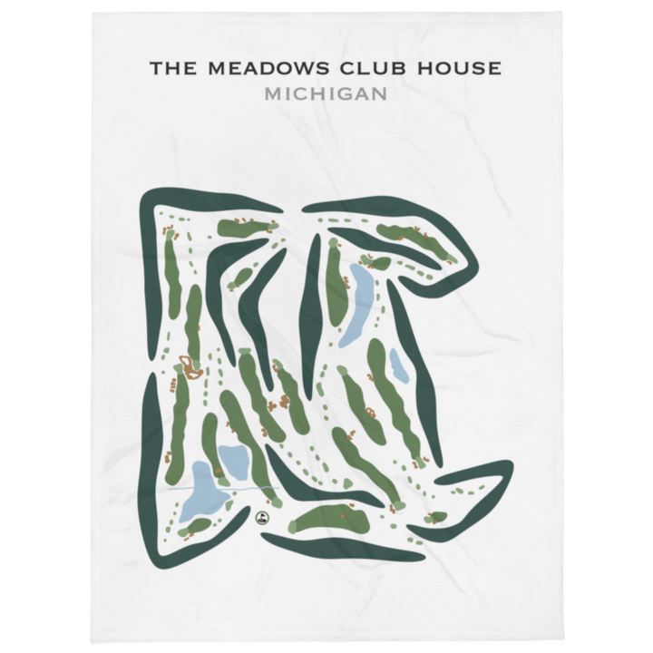 Meadows Club House, Michigan - Printed Golf Courses