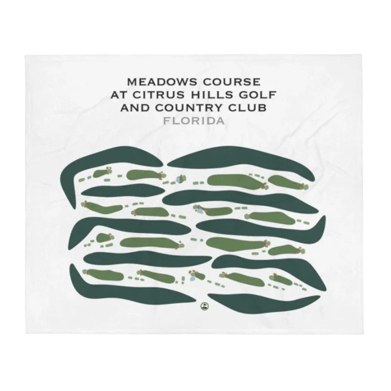 Meadows Course at Citrus Hills Golf and Country Club, Florida - Printed Golf Courses