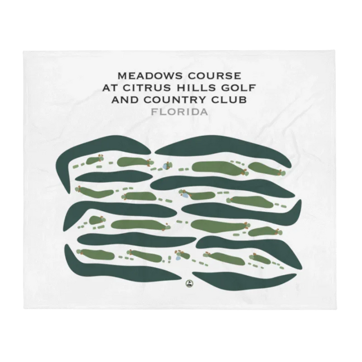 Meadows Course at Citrus Hills Golf and Country Club, Florida - Printed Golf Courses