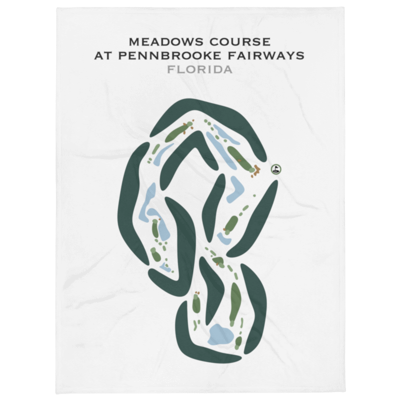 Meadows Course at Pennbrooke Fairways, Florida - Printed Golf Courses
