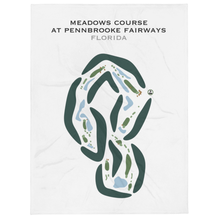 Meadows Course at Pennbrooke Fairways, Florida - Printed Golf Courses