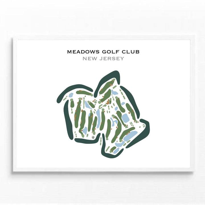 Meadows Golf Club, New Jersey - Printed Golf Courses