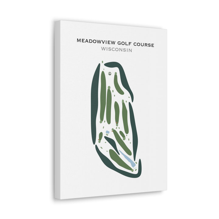 Meadowview Golf Course, Wisconsin - Printed Golf Courses