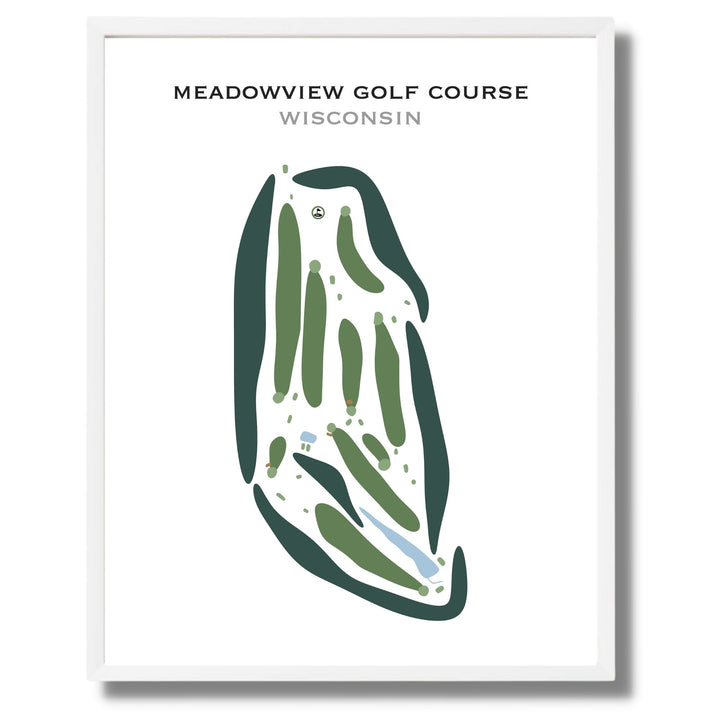 Meadowview Golf Course, Wisconsin - Printed Golf Courses