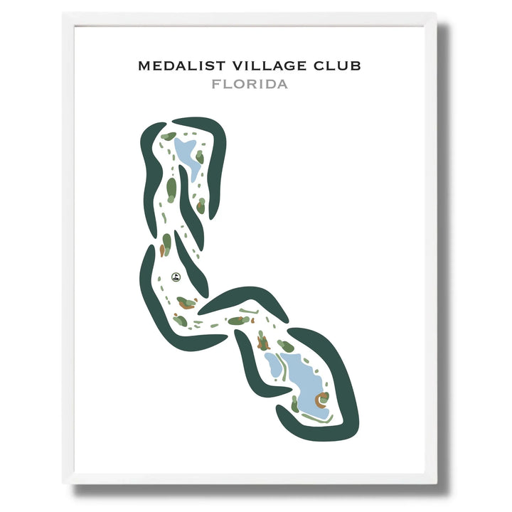 Medalist Village Club, Florida - Printed Golf Courses