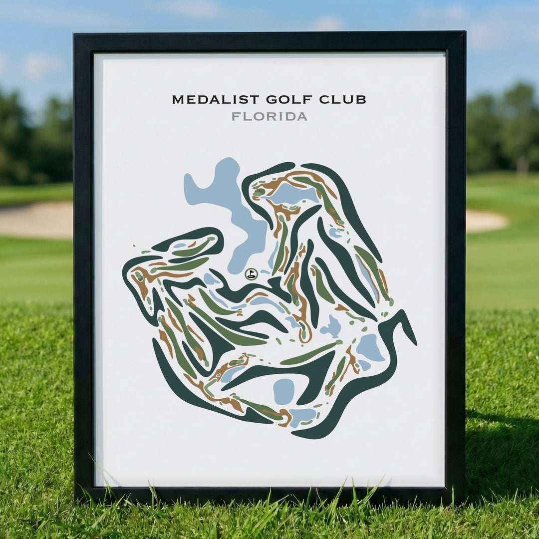 Medalist Golf Club, Florida - Printed Golf Courses