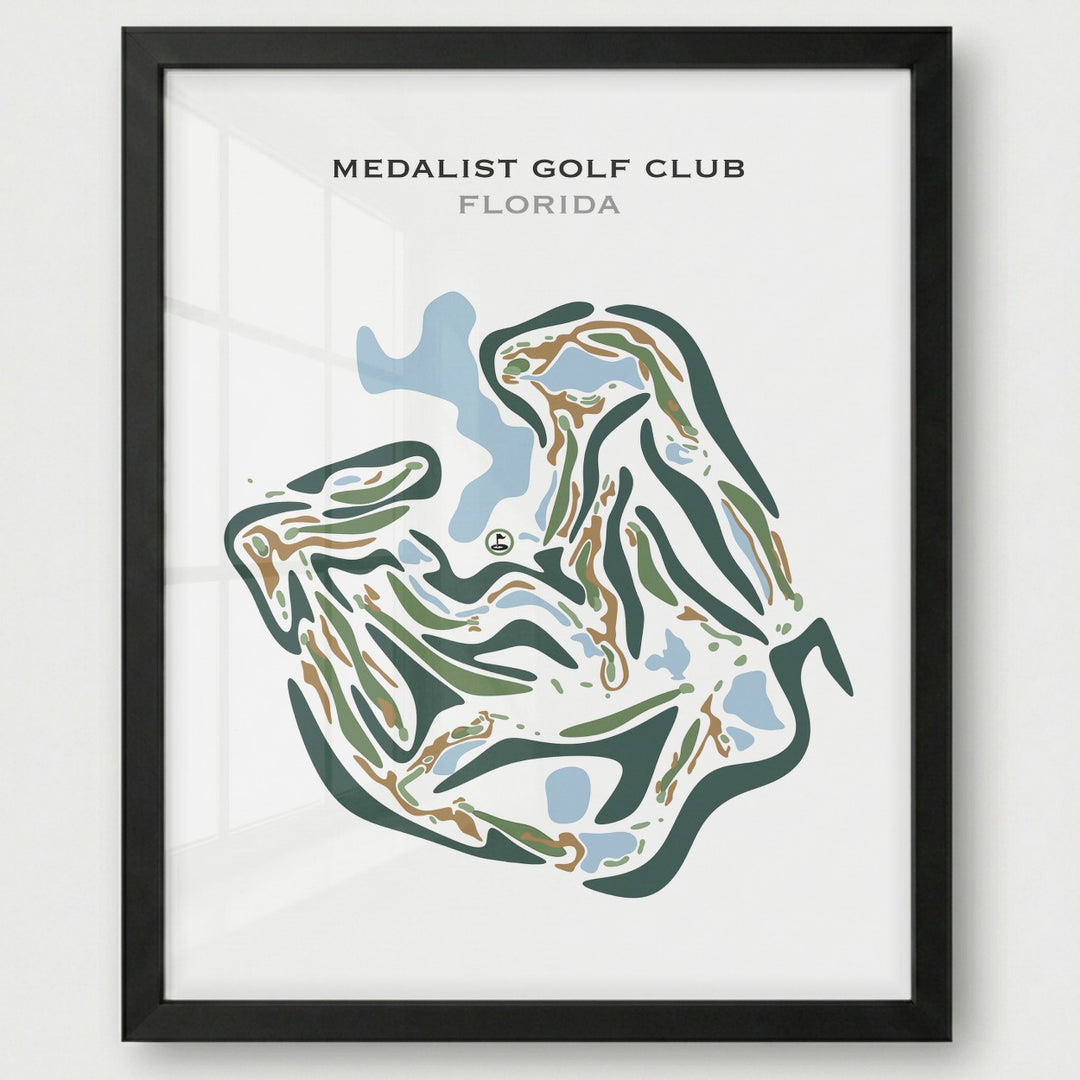 Medalist Golf Club, Florida - Printed Golf Courses