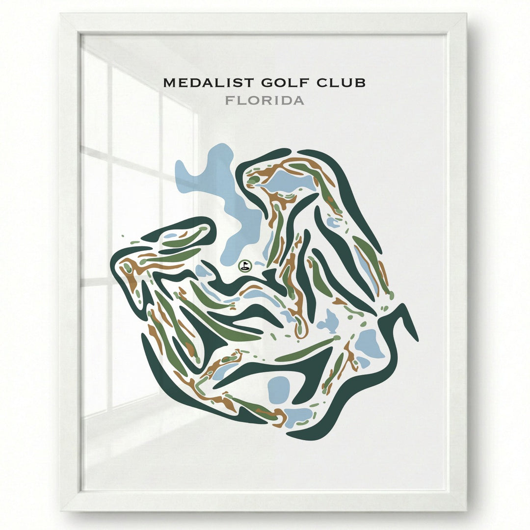 Medalist Golf Club, Florida - Printed Golf Courses