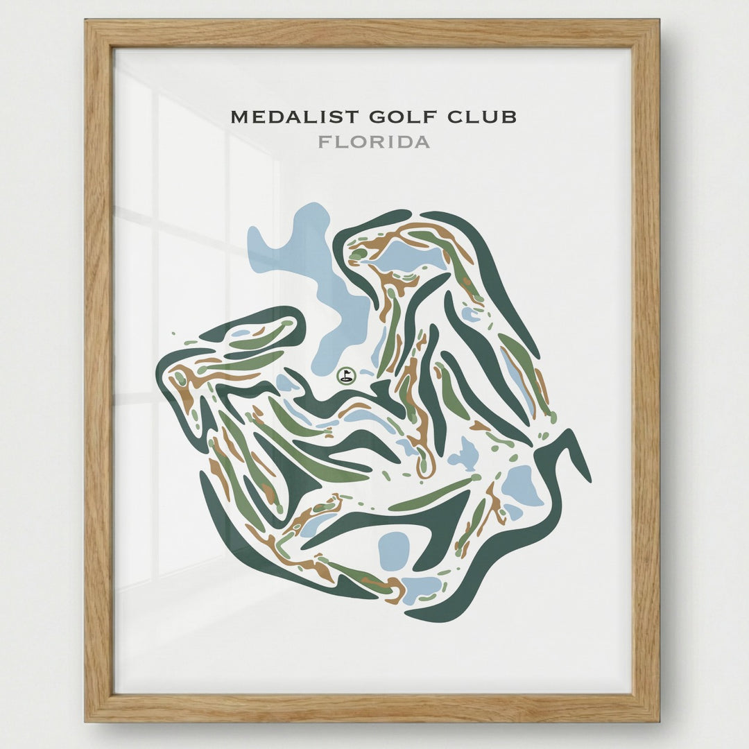 Medalist Golf Club, Florida - Printed Golf Courses