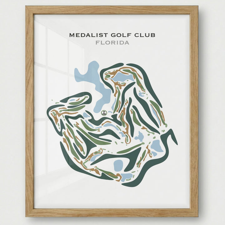 Medalist Golf Club, Florida - Printed Golf Courses