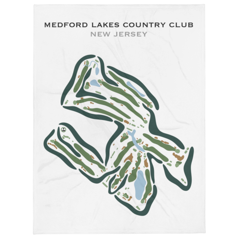 Medford Lakes Country Club, New Jersey - Printed Golf Courses