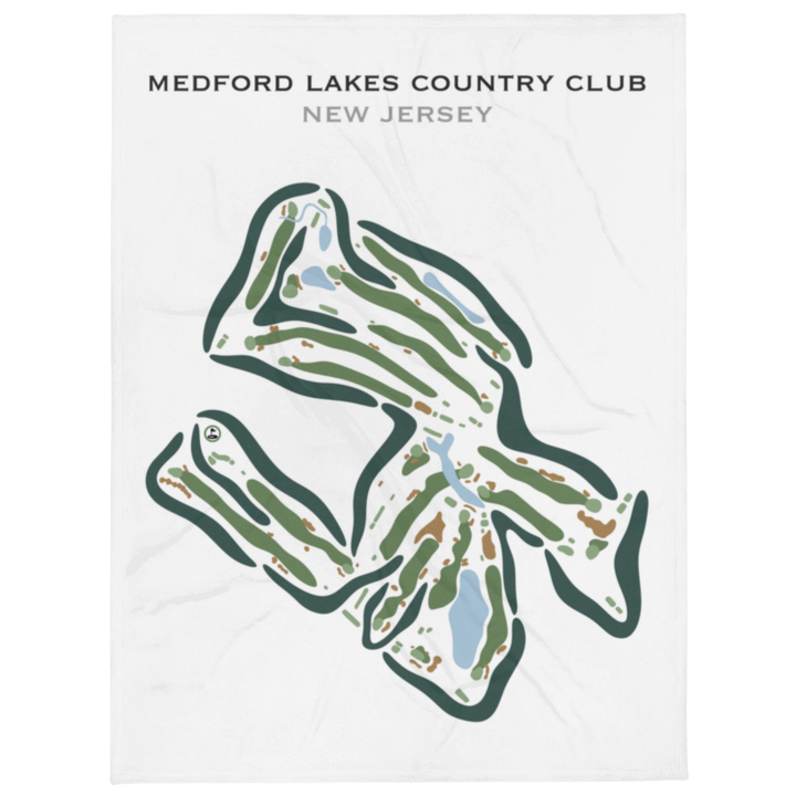 Medford Lakes Country Club, New Jersey - Printed Golf Courses