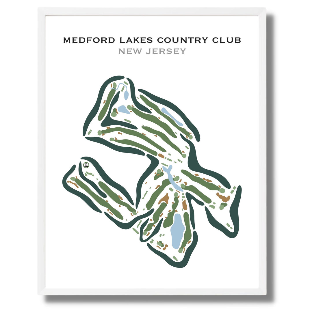 Medford Lakes Country Club, New Jersey - Printed Golf Courses