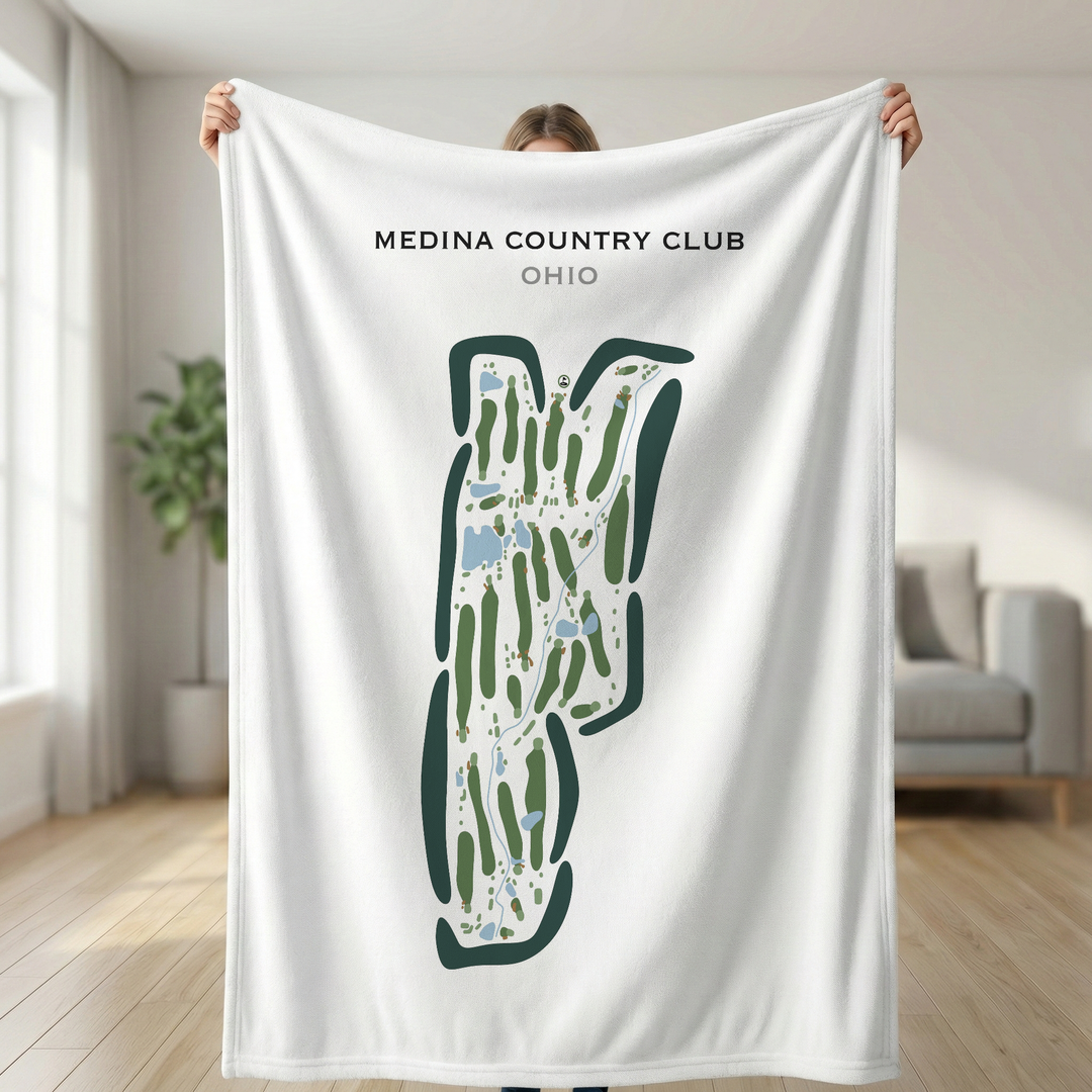 Medina Country Club, Ohio - Printed Golf Courses