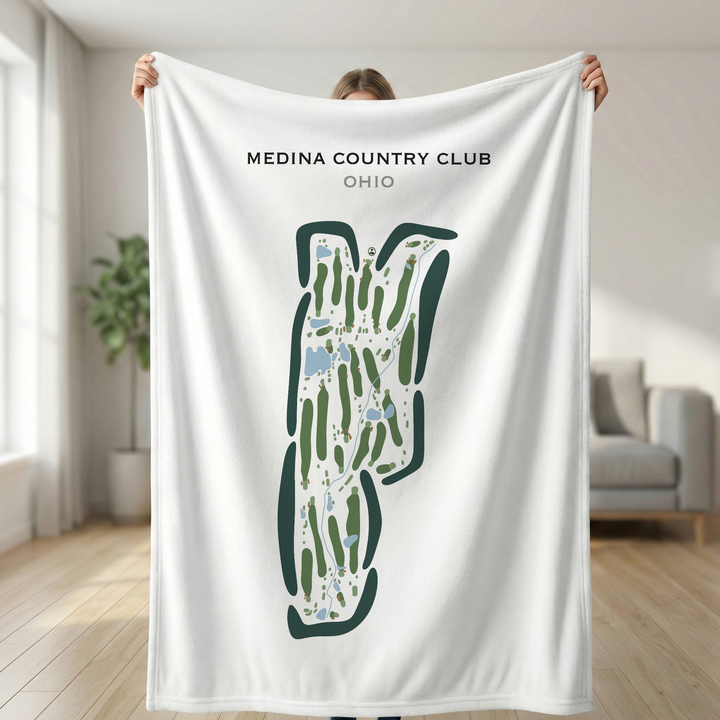 Medina Country Club, Ohio - Printed Golf Courses
