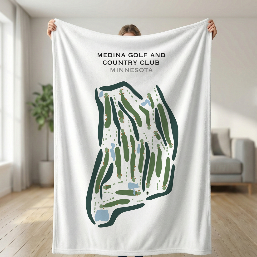 Medina Golf & Country Club, Minnesota - Printed Golf Courses