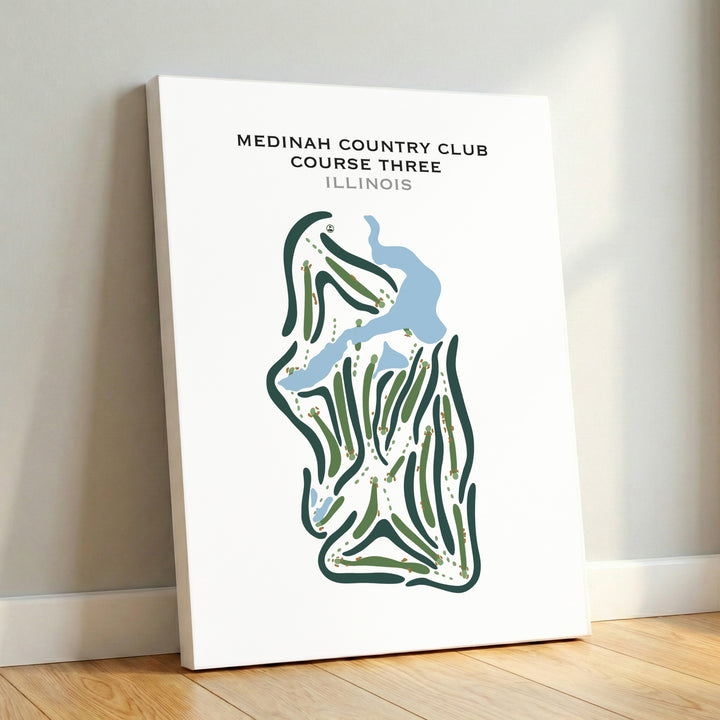 Medinah Country Club Course Three, Illinois - Printed Golf Courses