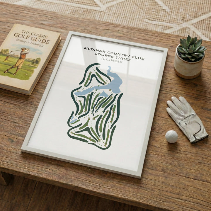 Medinah Country Club Course Three, Illinois - Printed Golf Courses