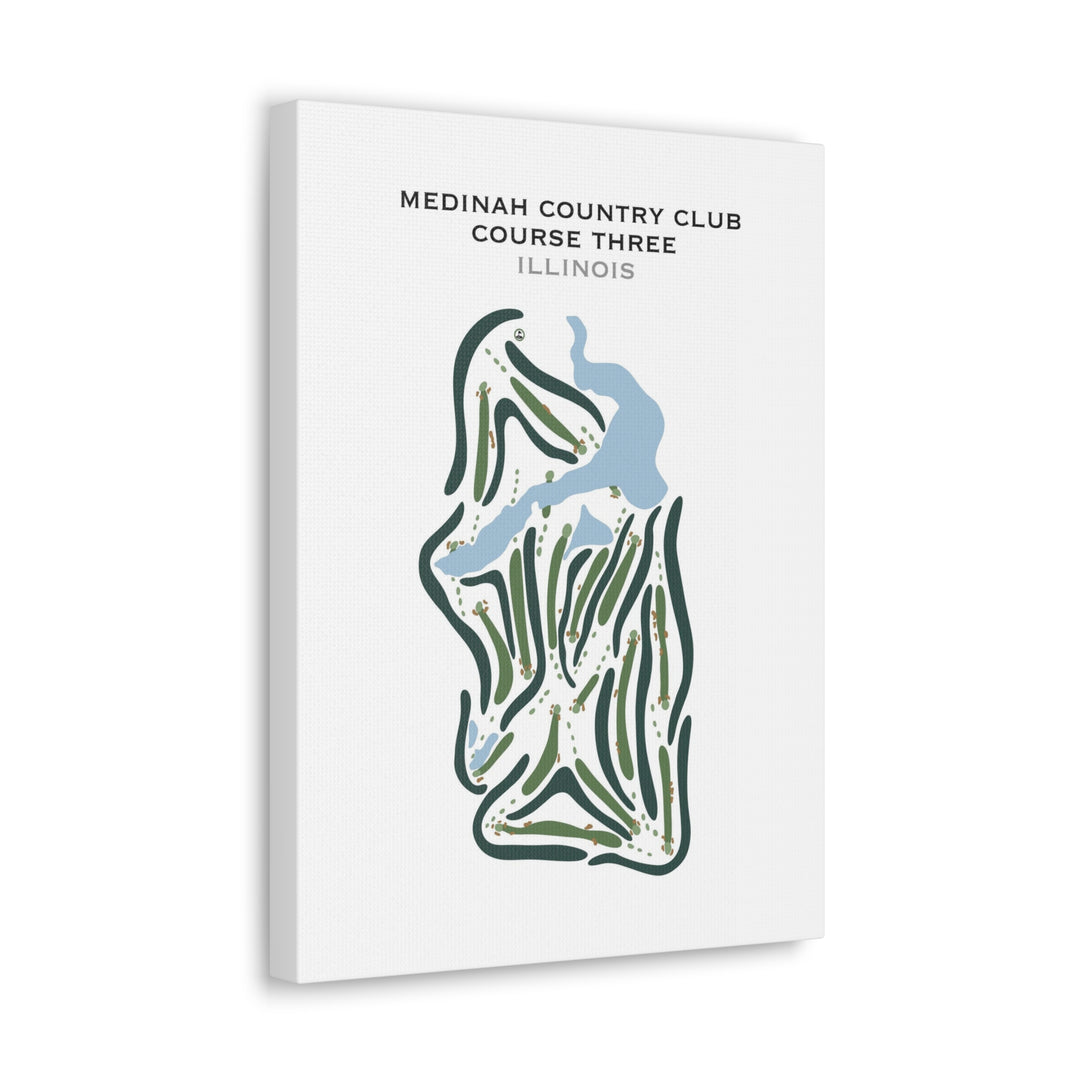 Medinah Country Club Course Three, Illinois - Printed Golf Courses