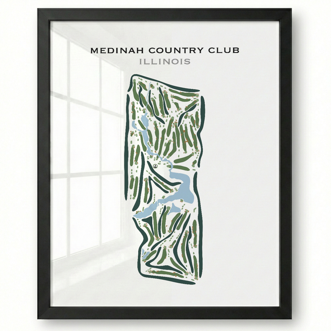 Medinah Country Club, Illinois - Printed Golf Courses