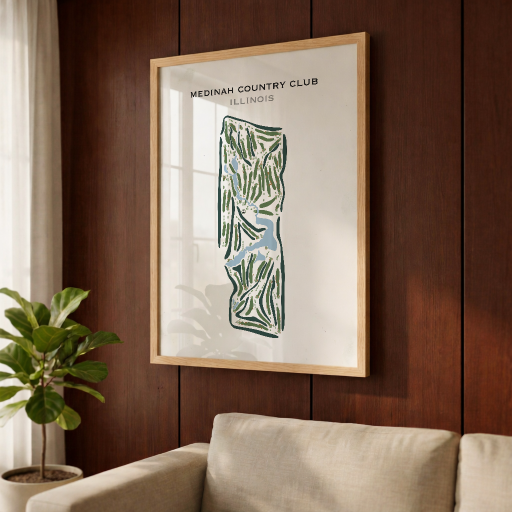 Medinah Country Club, Illinois - Printed Golf Courses