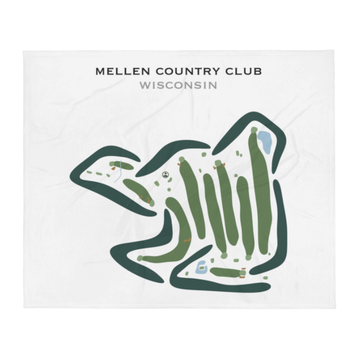 Mellen Country Club, Wisconsin - Printed Golf Courses