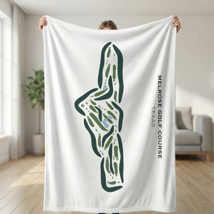 Melrose Golf Course, Texas - Printed Golf Courses