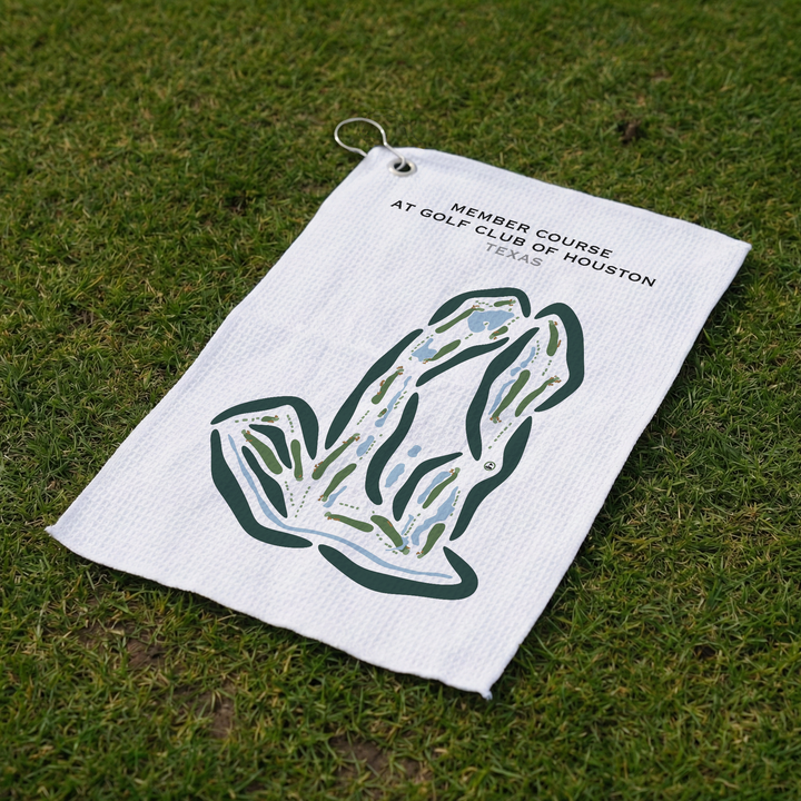 Member Course at Golf Club of Houston, Texas - Printed Golf Courses