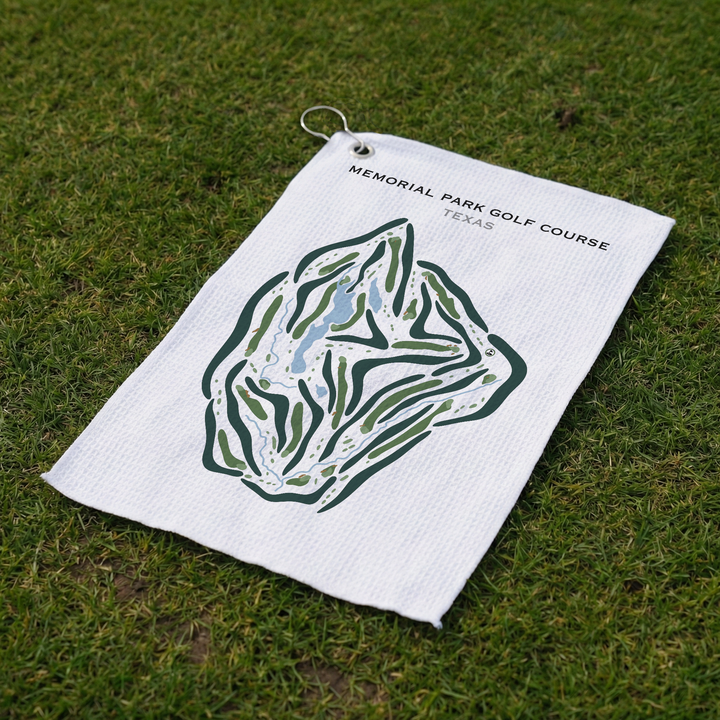 Memorial Park Golf Course, Texas - Printed Golf Courses