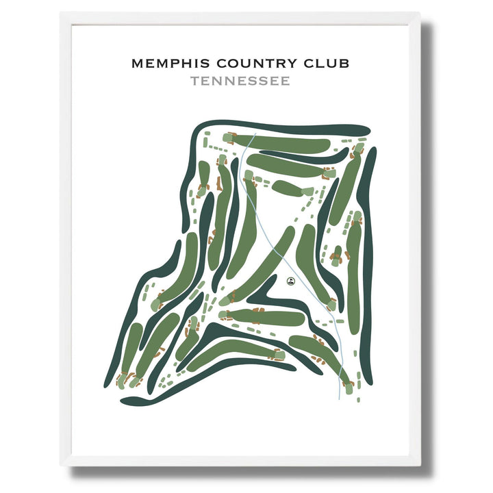 Memphis Country Club, Tennessee - Golf Course Prints