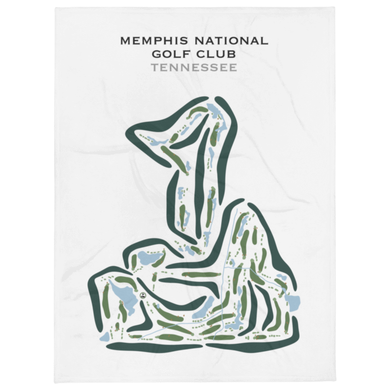 Memphis National Golf Club, Tennessee - Printed Golf Courses