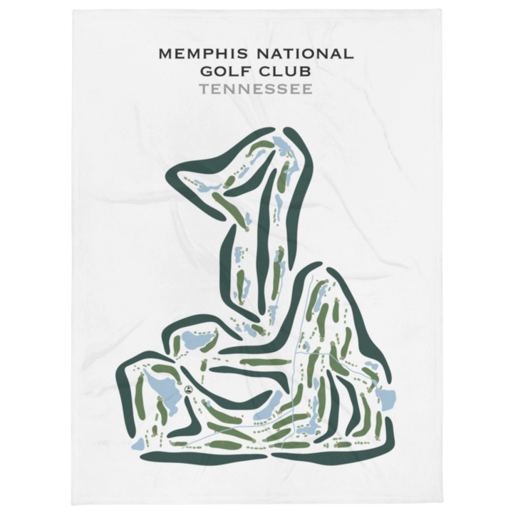 Memphis National Golf Club, Tennessee - Printed Golf Courses