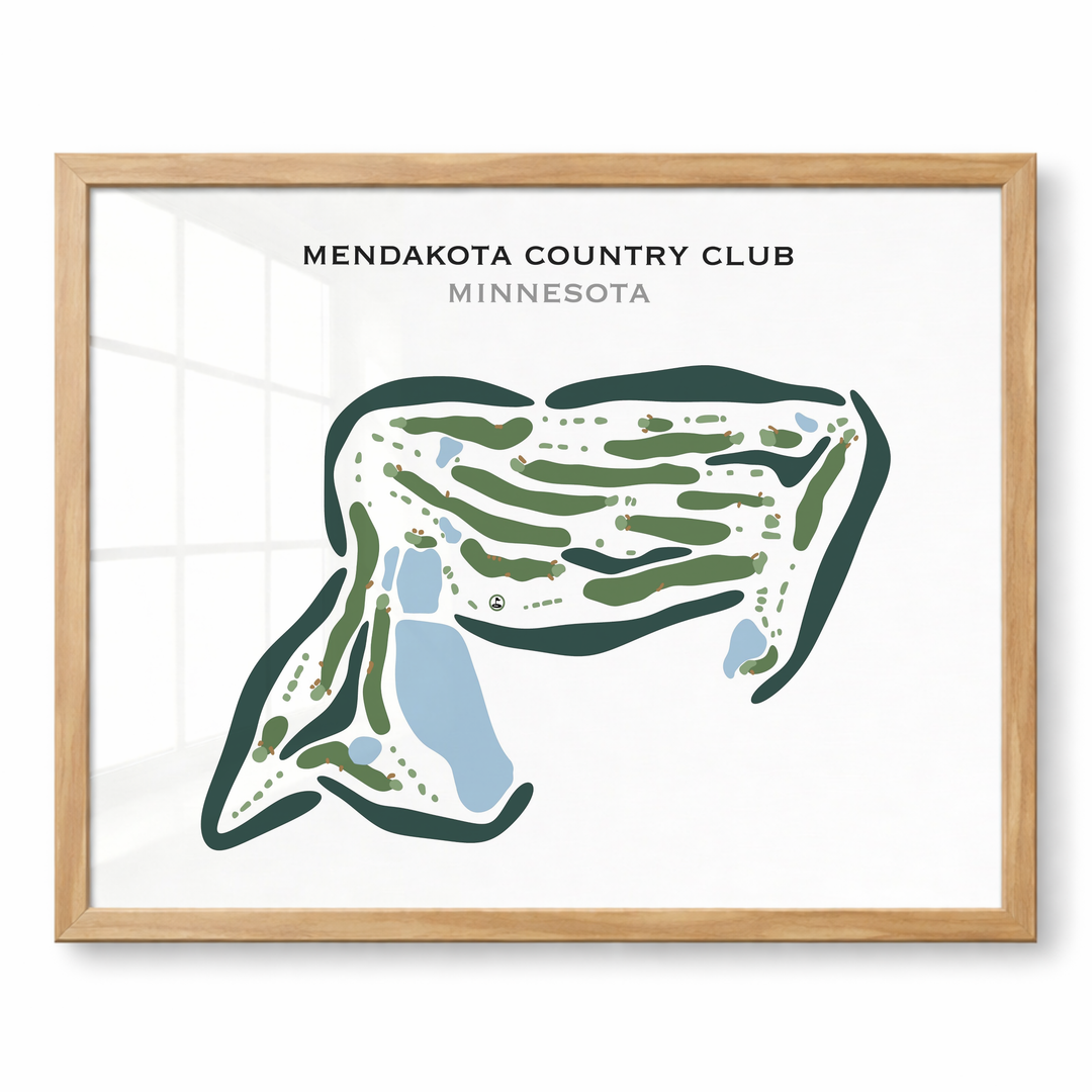 Mendakota Country Club, Minnesota - Printed Golf Courses
