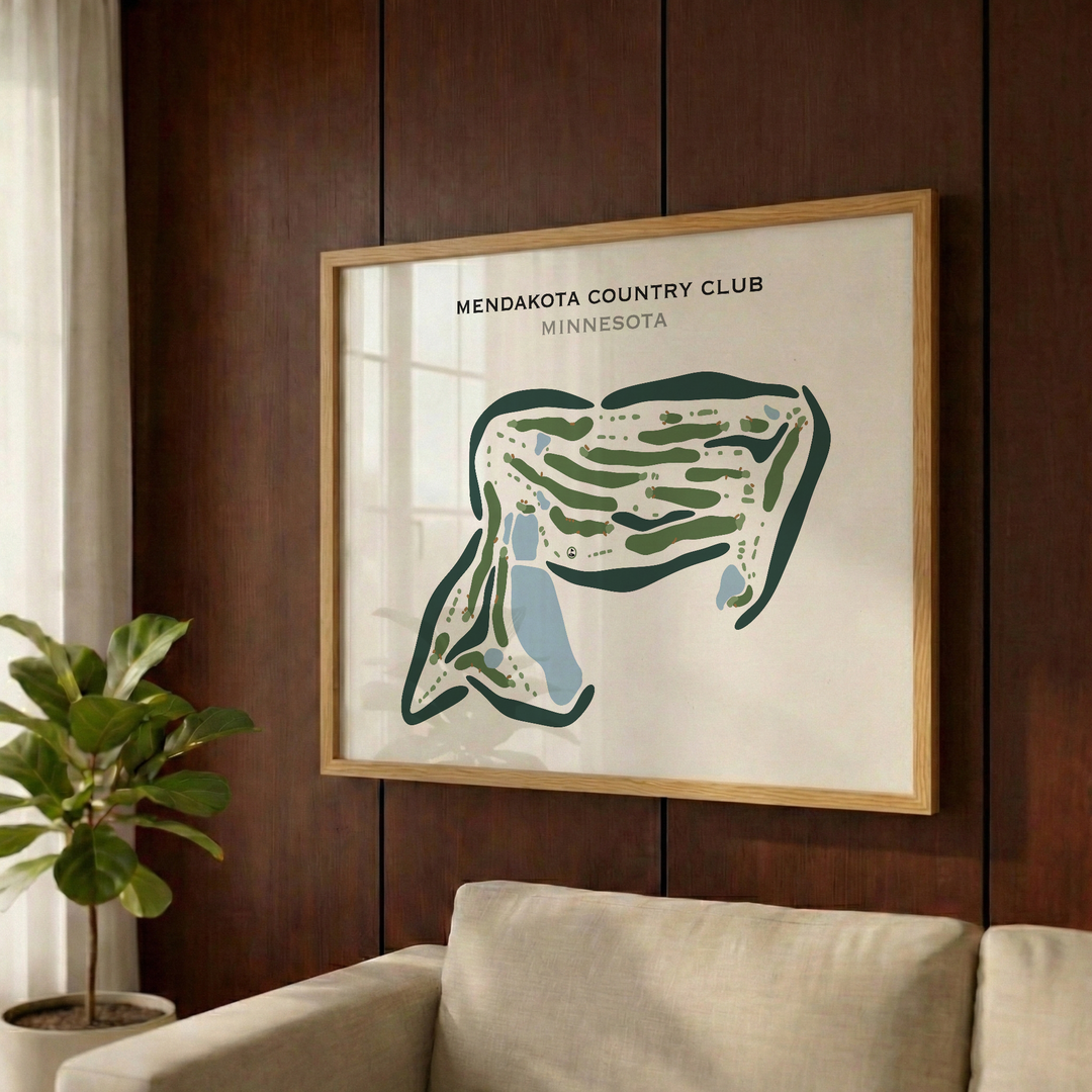 Mendakota Country Club, Minnesota - Printed Golf Courses