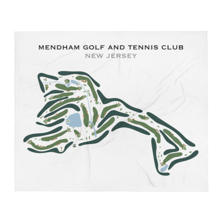 Mendham Golf & Tennis Club, New Jersey - Printed Golf Course