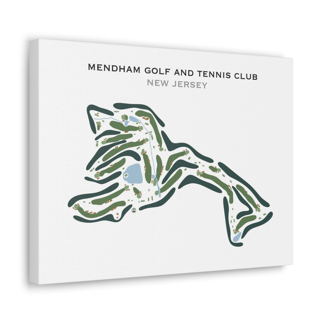 Mendham Golf & Tennis Club, New Jersey - Printed Golf Course