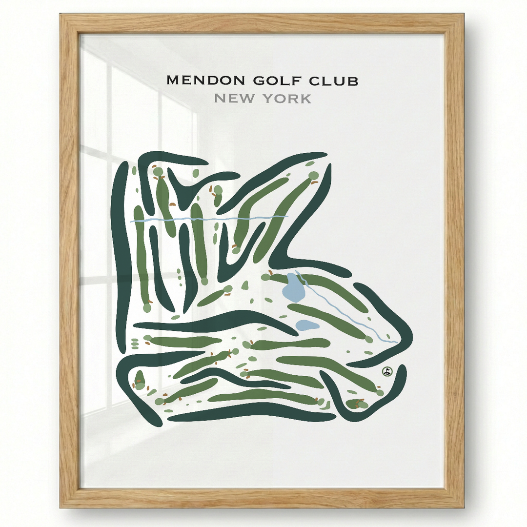 Mendon Golf Club, New York - Printed Golf Courses