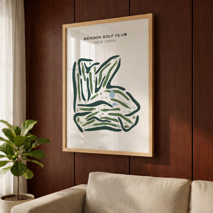 Mendon Golf Club, New York - Printed Golf Courses