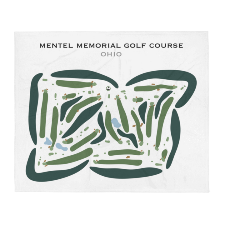 Mentel Memorial Golf Course, Ohio - Printed Golf Courses