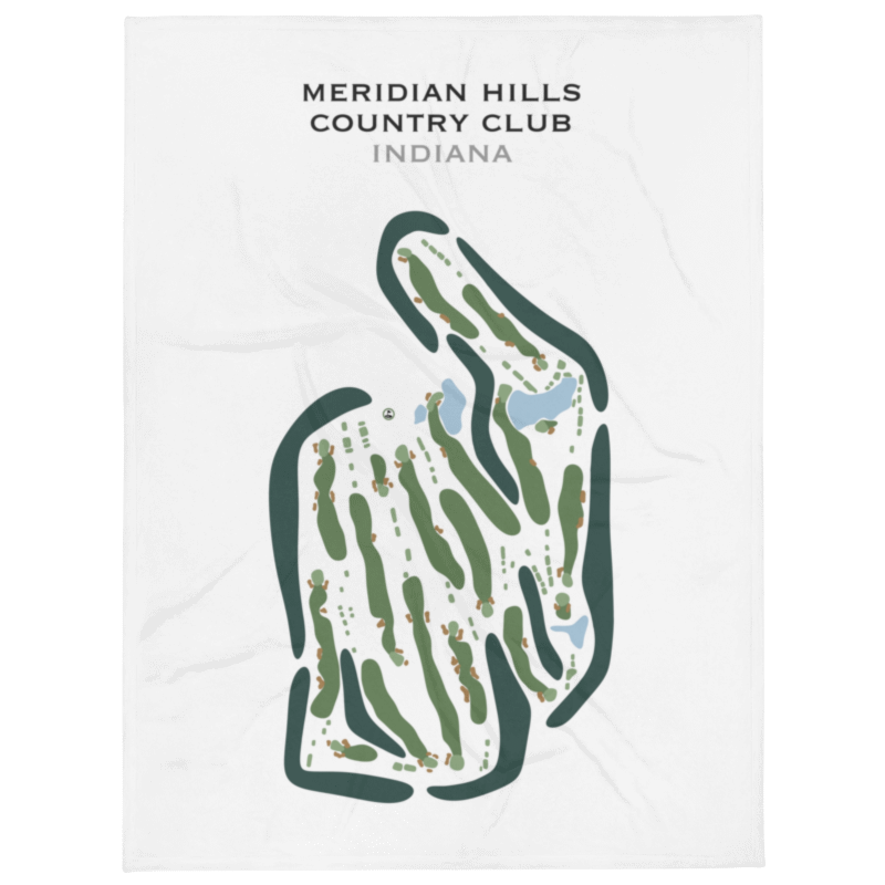 Meridian Hills Country Club, Indiana - Printed Golf Courses