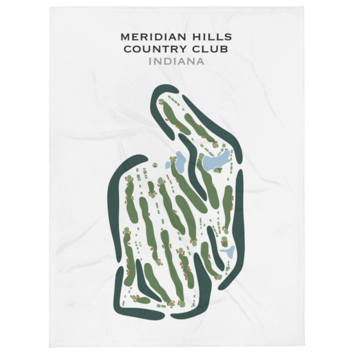 Meridian Hills Country Club, Indiana - Printed Golf Courses