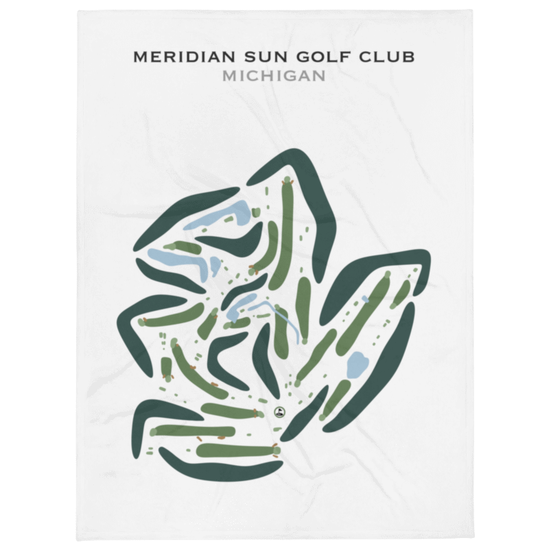 Meridian Sun Golf Club, Michigan - Printed Golf Courses