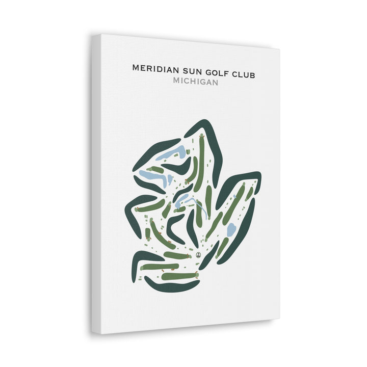 Meridian Sun Golf Club, Michigan - Printed Golf Courses
