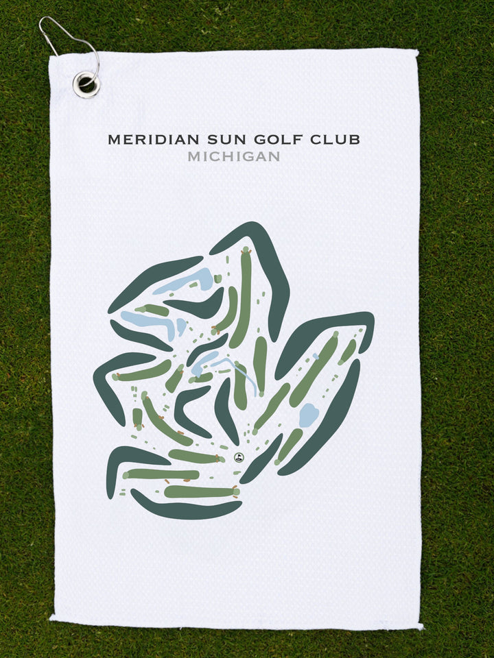 Meridian Sun Golf Club, Michigan - Printed Golf Courses